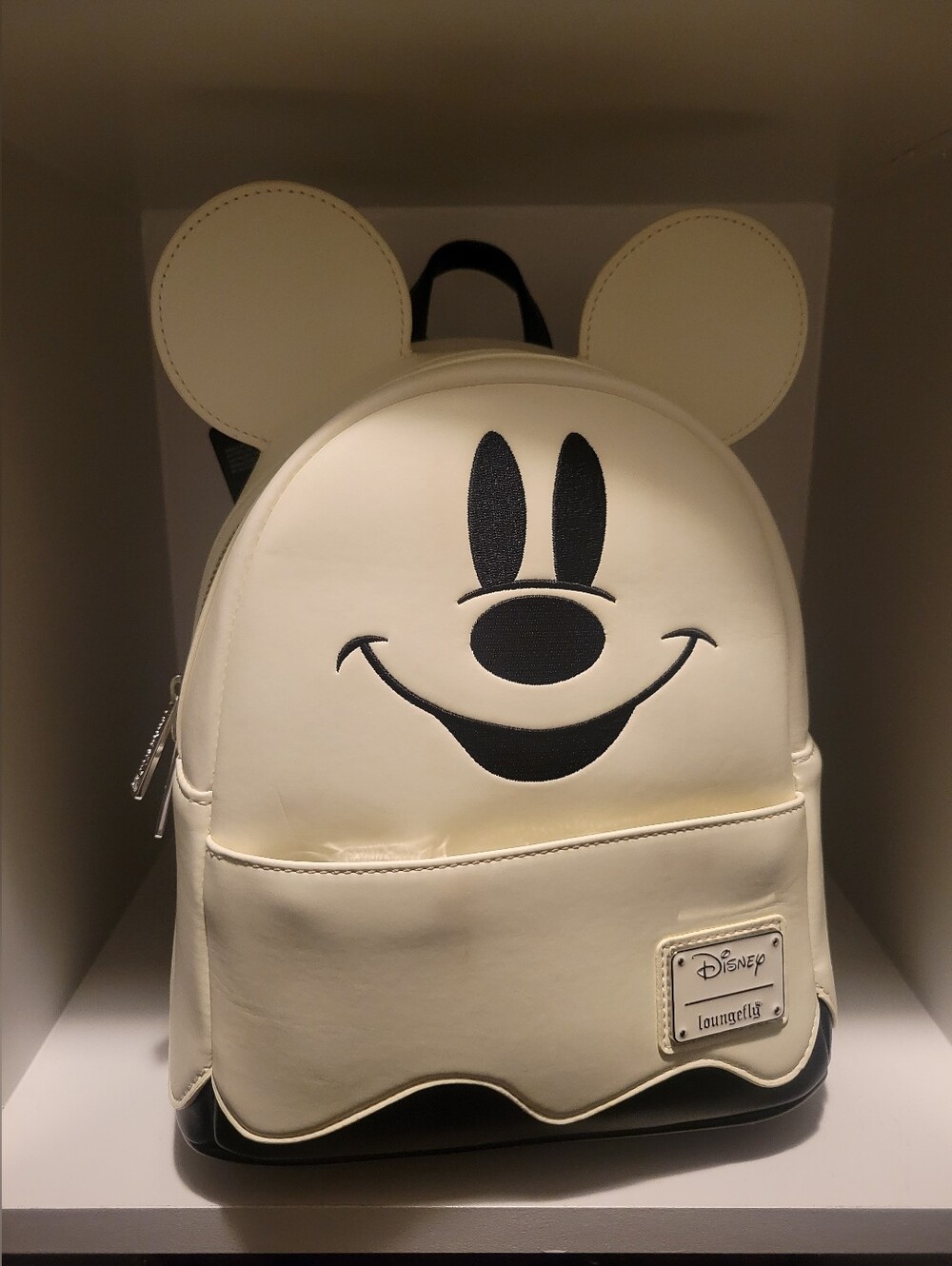 Loungefly Disney Mickey Mouse Ghost Glow in Dark Mini Backpack NWT